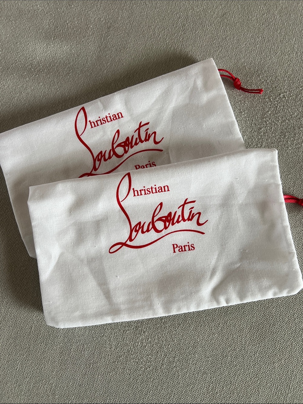 Authentic Christian Louboutin Dust Bags (Set of 2)